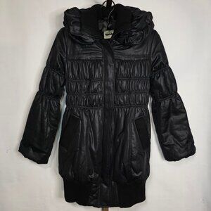 SARAH European Style Puffer Coat Black Women's 40 (US 10)